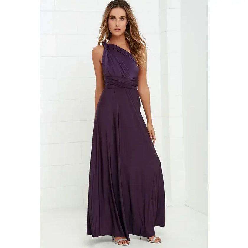 Convertible Strappy Maxi Dress