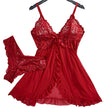 Sheer Lace Lingerie & Panty Set
