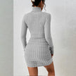 Turtleneck Knit Bodycon Dress II