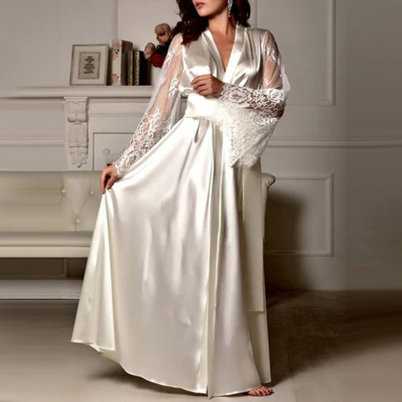 Ice Silk Lace Nightgown II