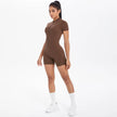 Backless Hollow-Out Push-Up Zipper Yoga Jumpsuit