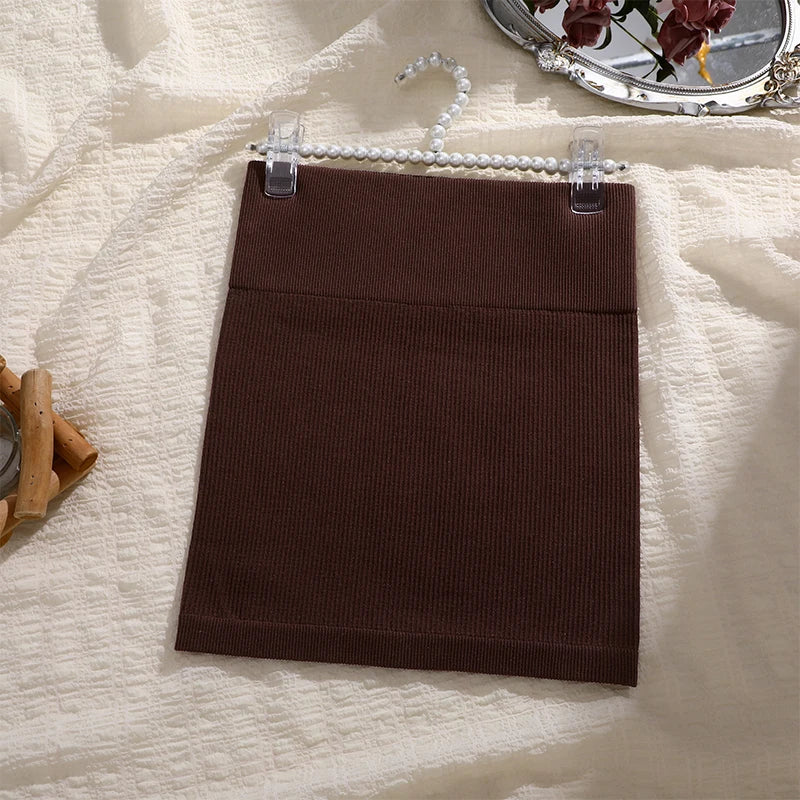 High Waist Knit Mini Skirt II