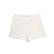 Asymmetric High Waist Mini Skort