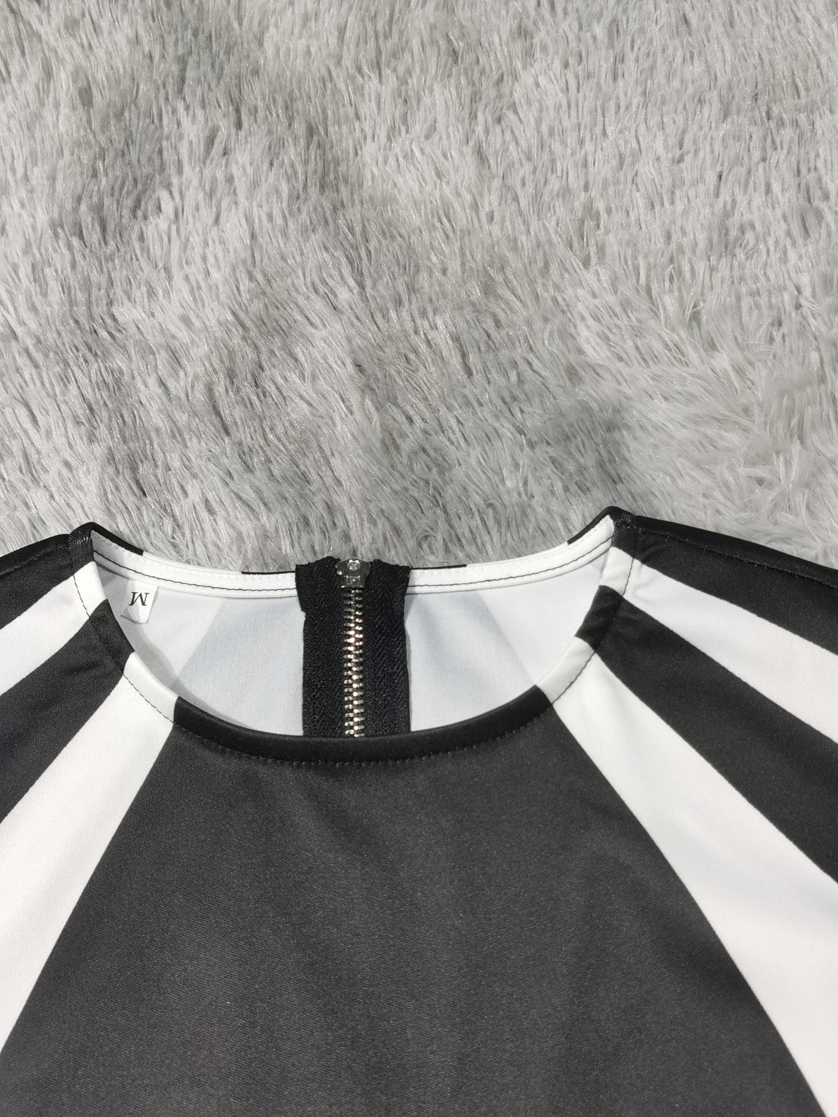 Colorblock Sleeveless Mini Dress