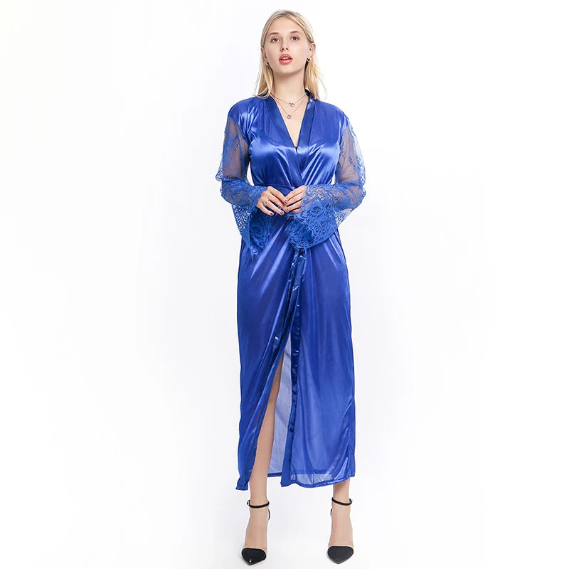 Ice Silk Lace Nightgown