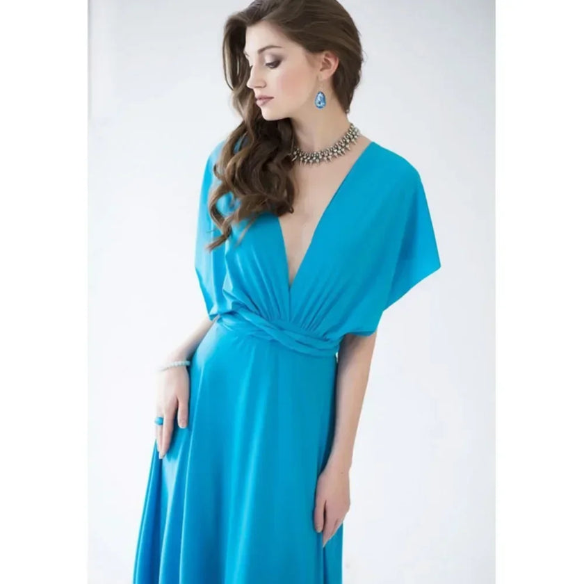 Convertible Strappy Maxi Dress