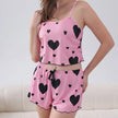 Heart Print Cami Pajama Set