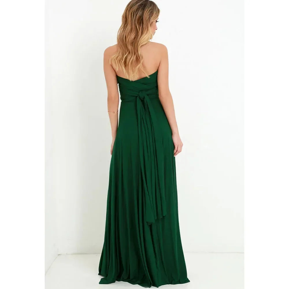 Convertible Strappy Maxi Dress