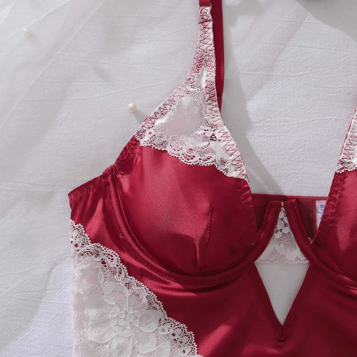 Satin Lace Slip Night Dress