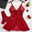 Sheer Lace Lingerie & Panty Set