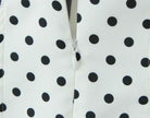 Retro Polka Dot Deep V Halter Mini Dress