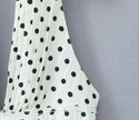 Retro Polka Dot Deep V Halter Mini Dress