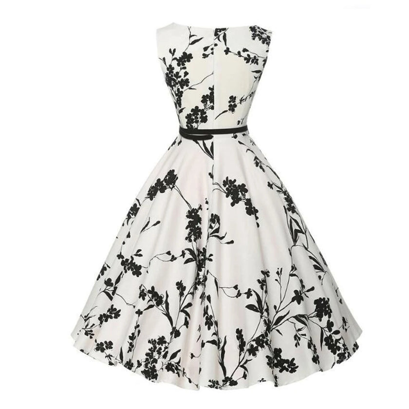 Floral Vintage Swing Dress