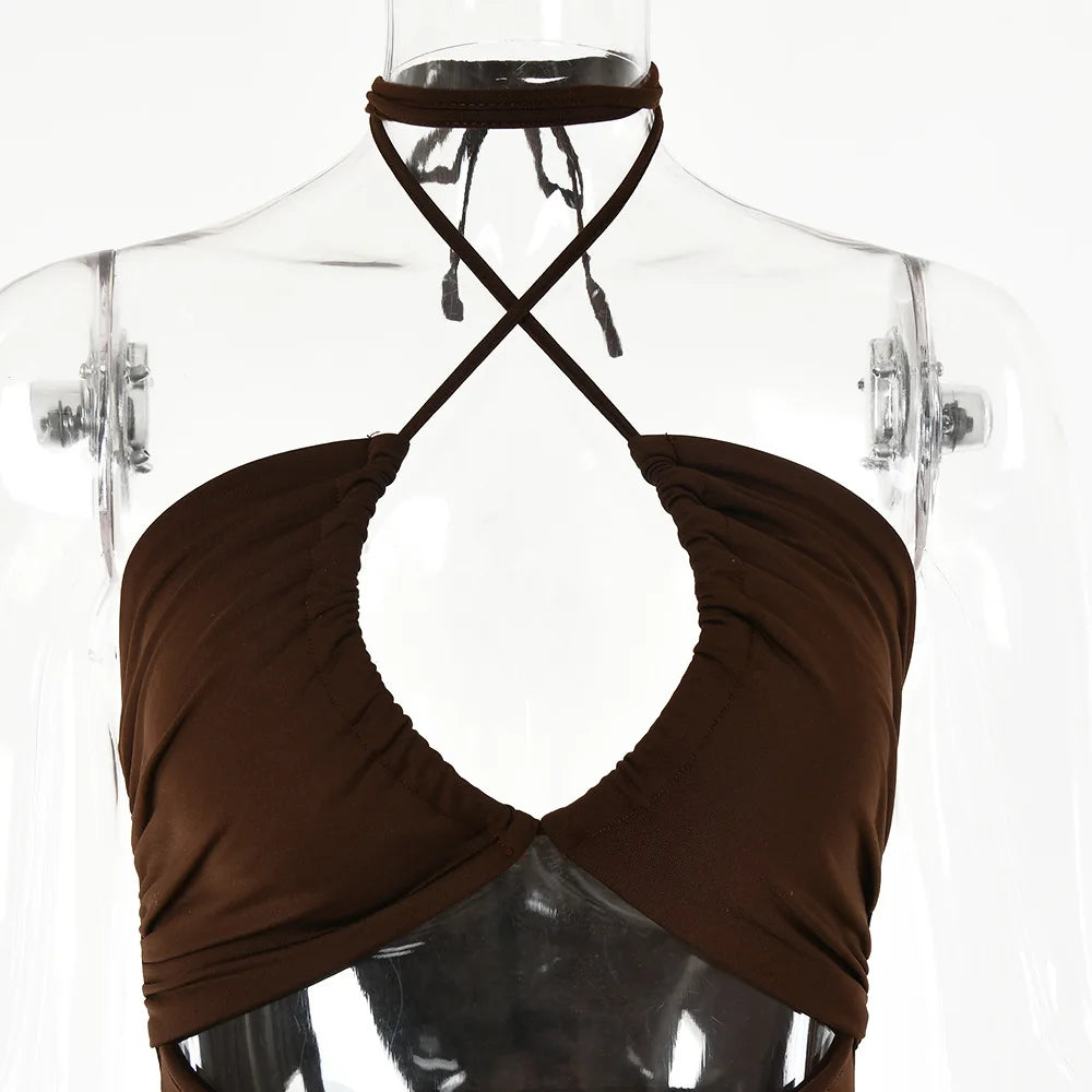 Backless Midi Bodycon Dress II