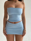Tube Top & Mini Skirt Set