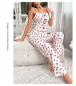 Mesh Lace Strap Pajama Set
