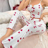 Mesh Lace Strap Pajama Set