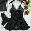 Sheer Lace Lingerie & Panty Set
