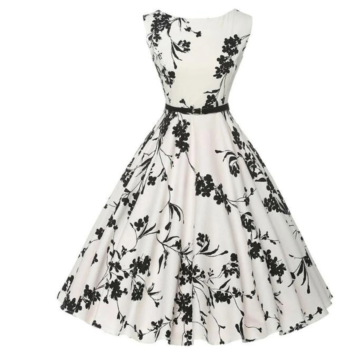 Floral Vintage Swing Dress