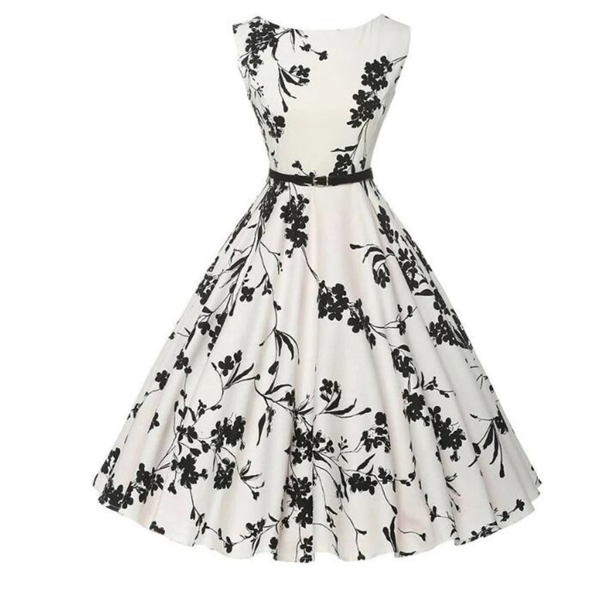Floral Vintage Swing Dress