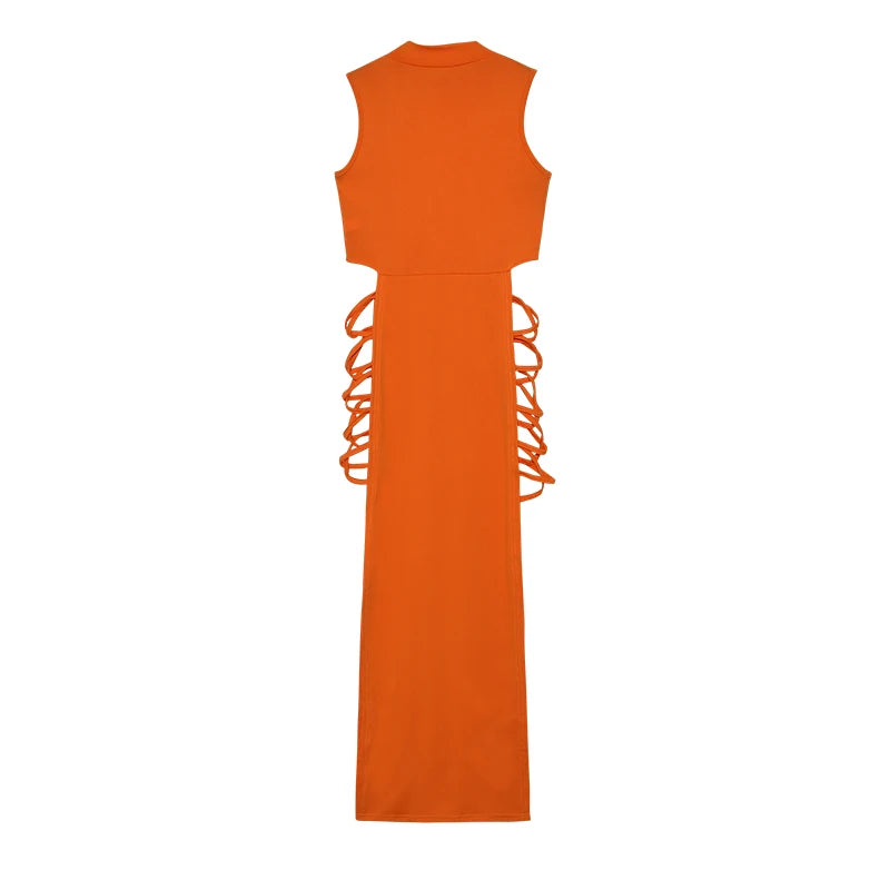 Criss-Cross Cutout Bodycon Dress