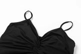 Spaghetti Strap Backless Bodycon Dress