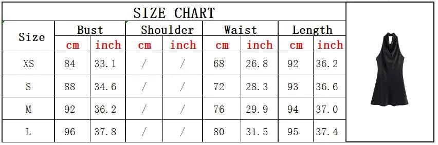 Satin Backless Halter Mini Dress