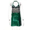 Sequin Halter Party Mini Dress II