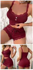 Silk Pajama Set with Trousers