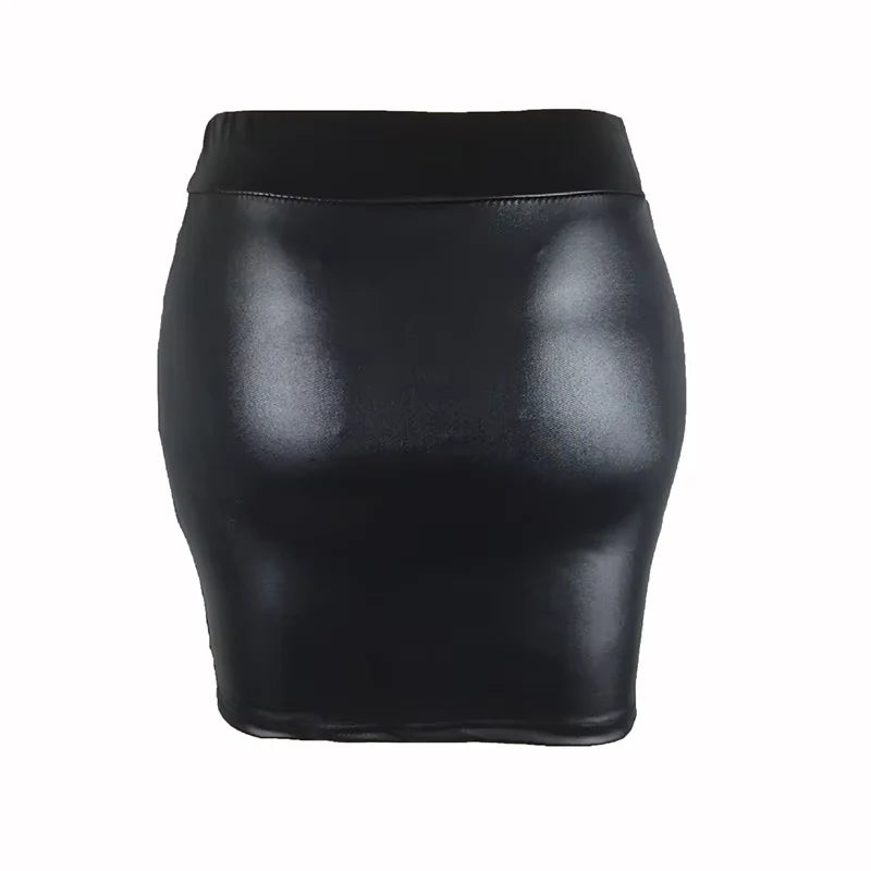 High Waist Pencil Mini Skirt