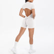 Backless Hollow-Out Push-Up Zipper Yoga Jumpsuit