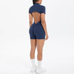 Backless Hollow-Out Push-Up Zipper Yoga Jumpsuit