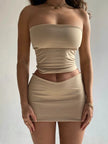 Tube Top & Mini Skirt Set