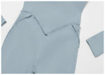 Long Sleeve Zipper Yoga Bodysuit One-Piece Tracksuit