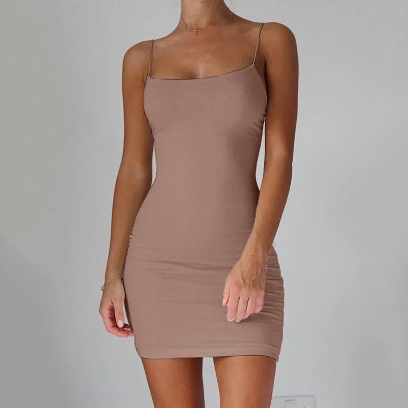 Spaghetti Strap Bodycon Sundress