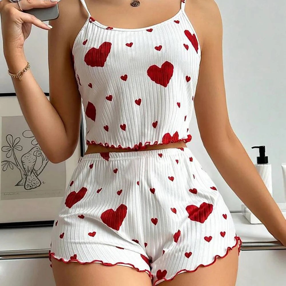 Printed Tank Pajama Set II