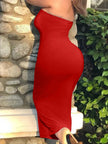 Sleeveless Wrapped Beach Dress