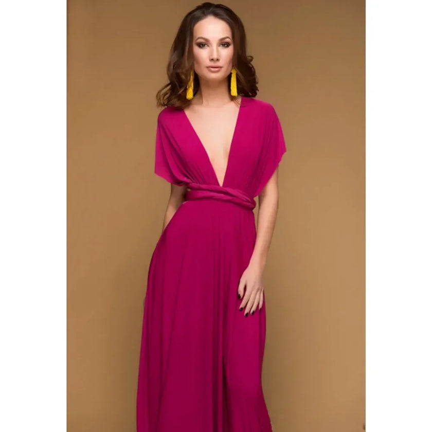 Convertible Strappy Maxi Dress