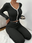 Lace Pajama Set with Trousers