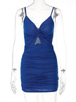 Spaghetti Strap Backless Bodycon Dress