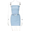 Tube Top & Mini Skirt Set