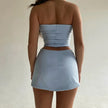 Tube Top & Mini Skirt Set