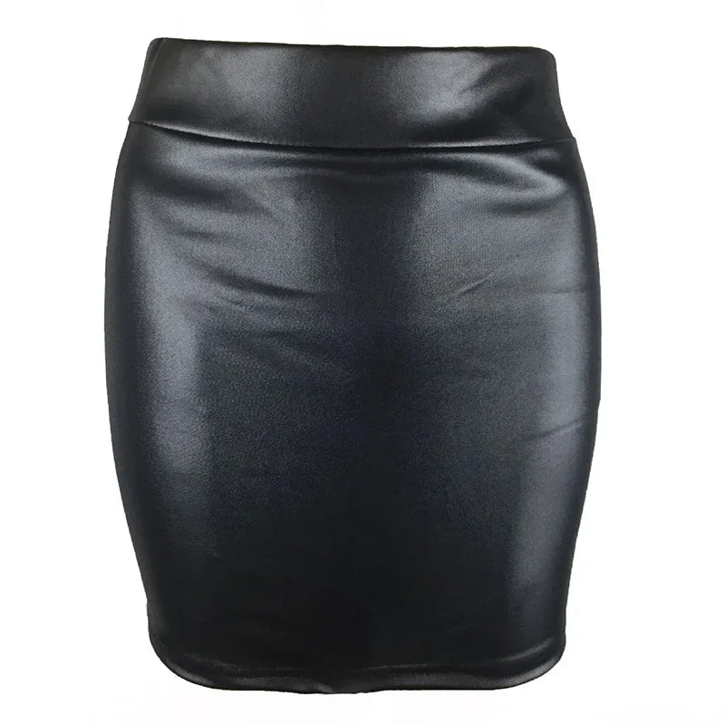 High Waist Pencil Mini Skirt