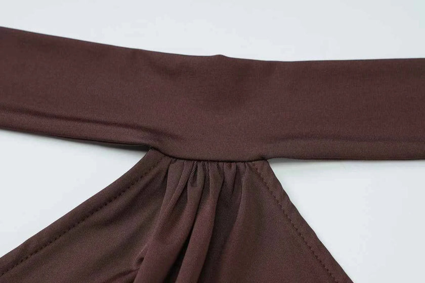 Lace Up Backless Bodycon Mini Dress