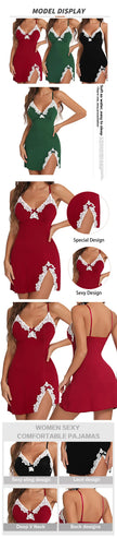 Satin V-Neck Nightgown