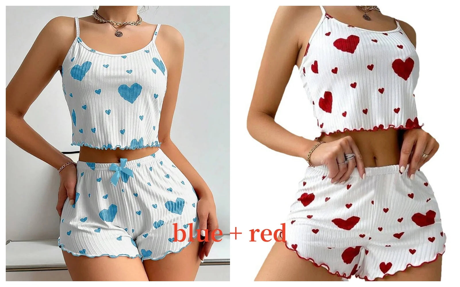 Printed Tank Pajama Set