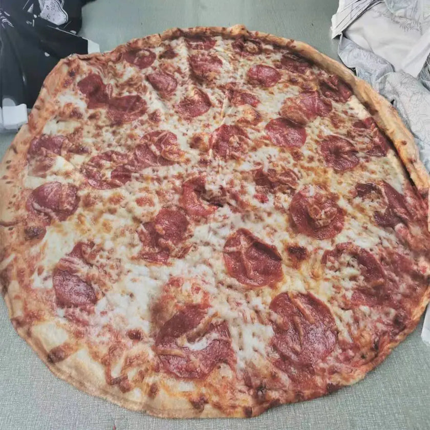 Round Pizza Blanket