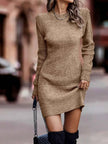 Ribbed Knit Bodycon Sweater Dress