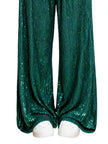 Sequin Wide-Leg Pants