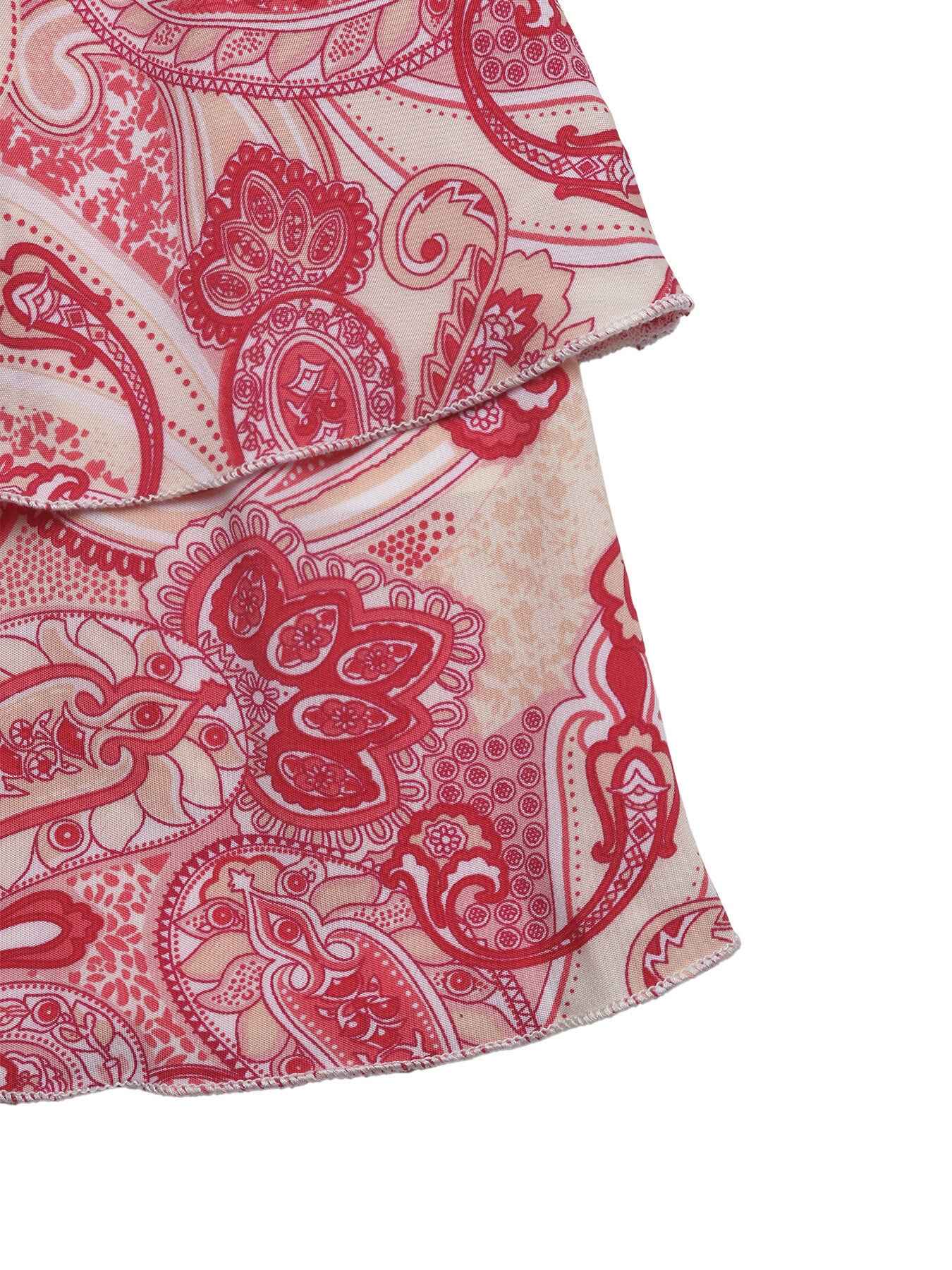 Tube Top and Ruffle Mini Skirt Set